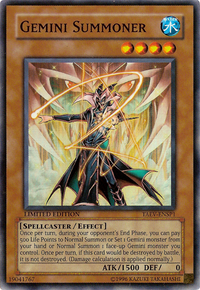 Gemini Summoner [TAEV-ENSP1] Super Rare