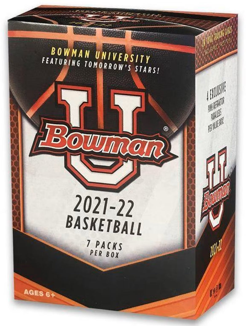 2021-22 Bowman University Basketball Blaster Box
