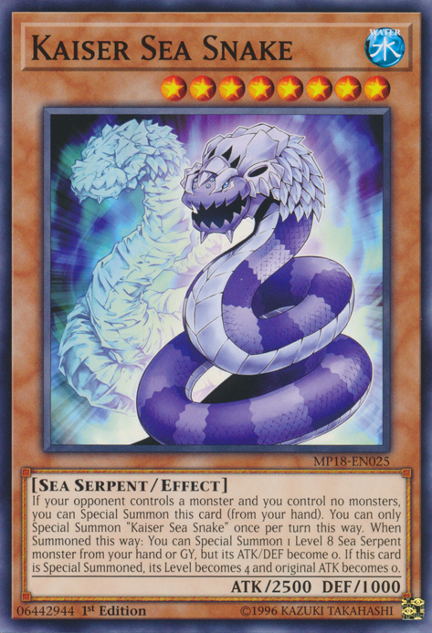 Kaiser Sea Snake [MP18-EN025] Common