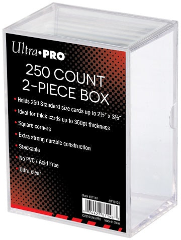 Ultra Pro 250 Count 2-Piece Storage Box