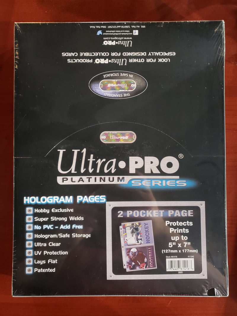 Ultra Pro 2 Pocket Page Box (127mm x 177mm)