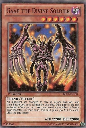 Gaap the Divine Soldier [BP01-EN150] Starfoil Rare