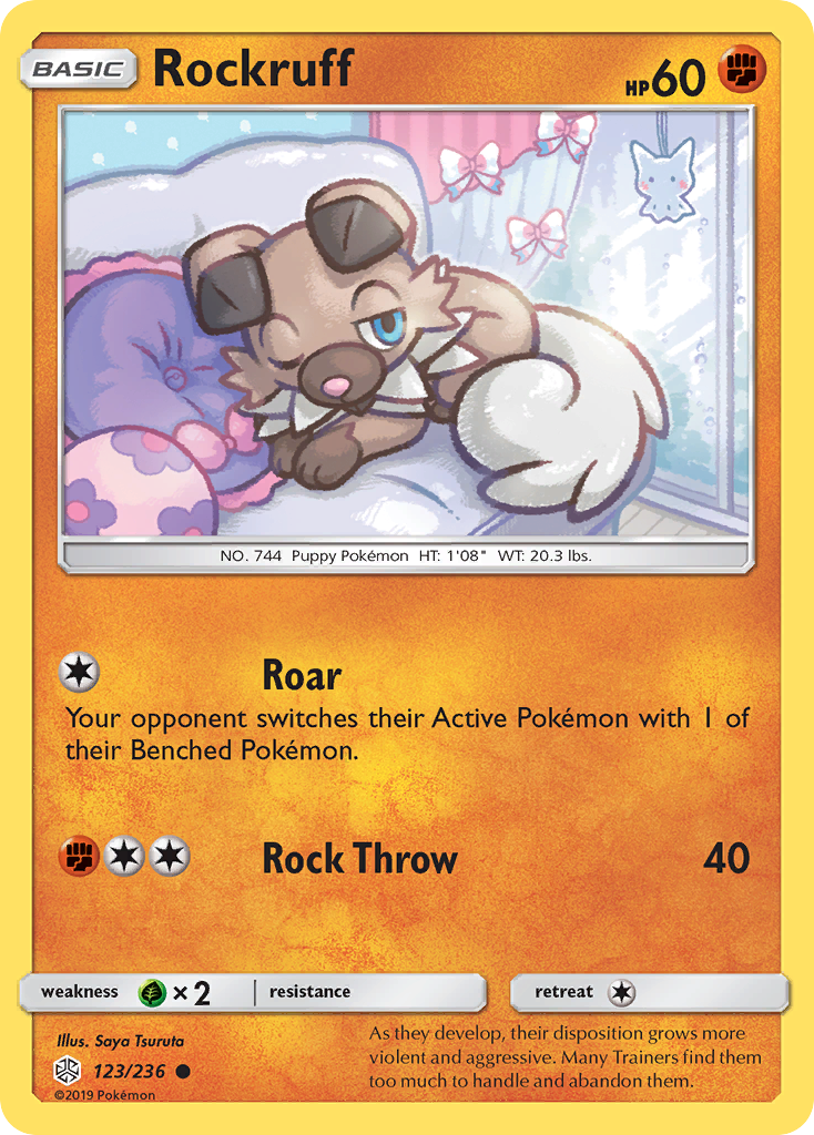 Rockruff (123/236) [Sun & Moon: Cosmic Eclipse]