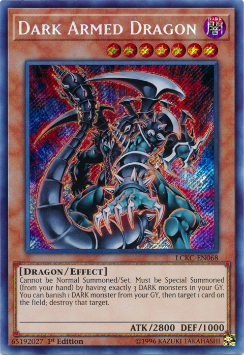 Dark Armed Dragon [LCKC-EN068] Secret Rare