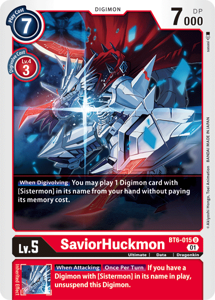 SaviorHuckmon [BT6-015] [Double Diamond]