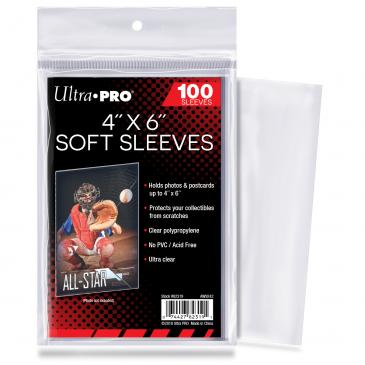 Ultra Pro 4" x 6" Soft Sleeves