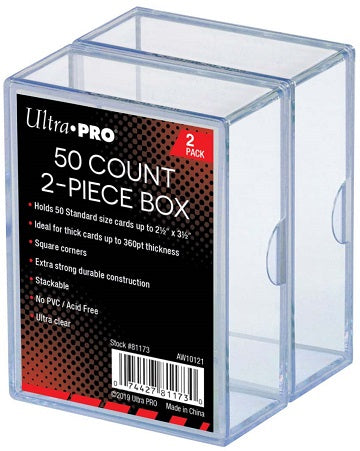 Ultra Pro 50 Count 2-Piece Storage Box