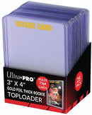 Ultra Pro 3" x 4" 75pt Rookie Gold Thick Toploader