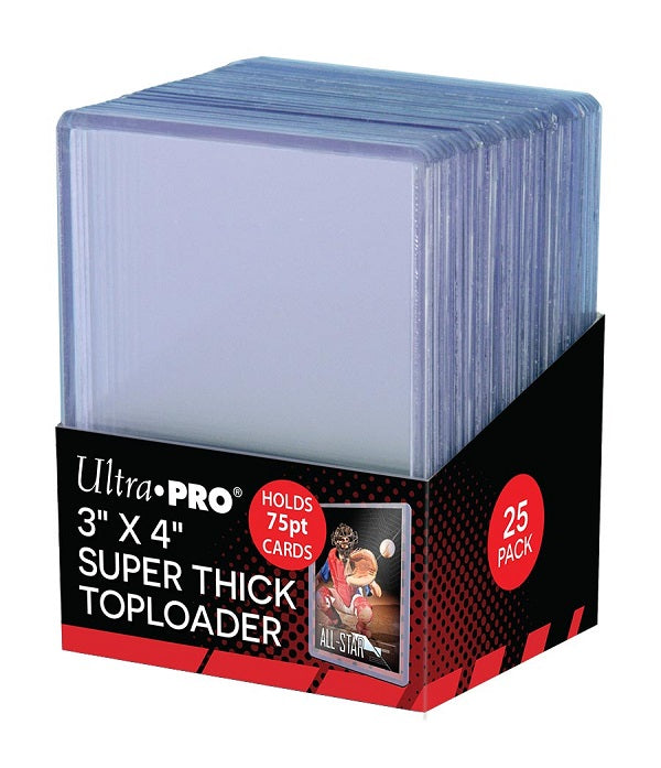 Ultra Pro 3" x 4" 75pt Super Thick Toploader