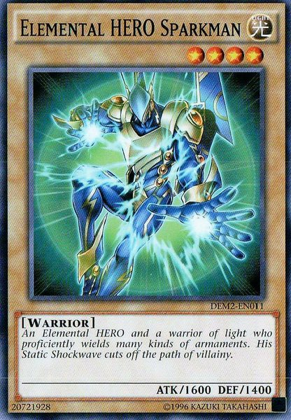 Elemental Hero Sparkman [DEM2-EN011] Common