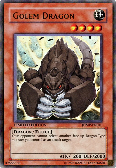 Golem Dragon [JUMP-EN040] Ultra Rare