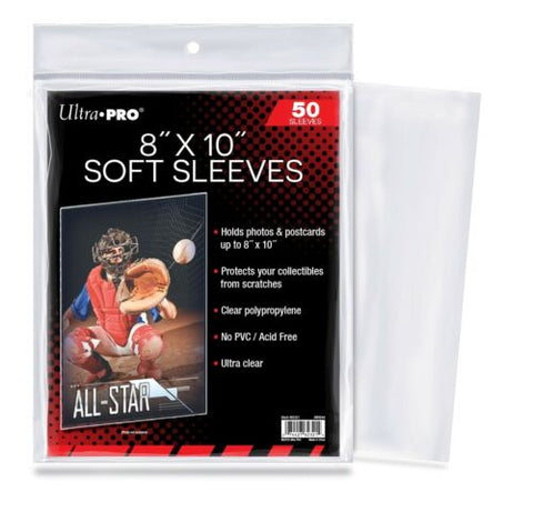 Ultra Pro 8" x 10" Soft Sleeves