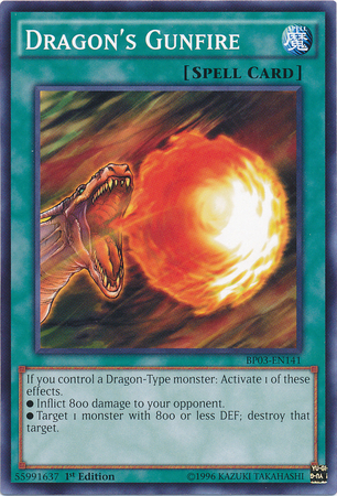 Dragon's Gunfire [BP03-EN141] Common