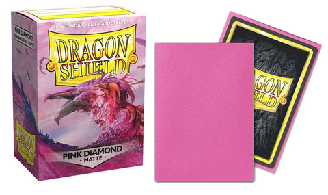 Dragon Shield Standard Size Sleeves Matte Pink Diamond (100ct)