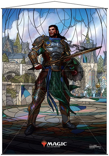 Ultra Pro MTG  Stained Glass: Gideon Blackblade Wall Scroll