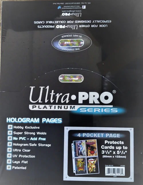 Ultra Pro 4 Pocket Page Box