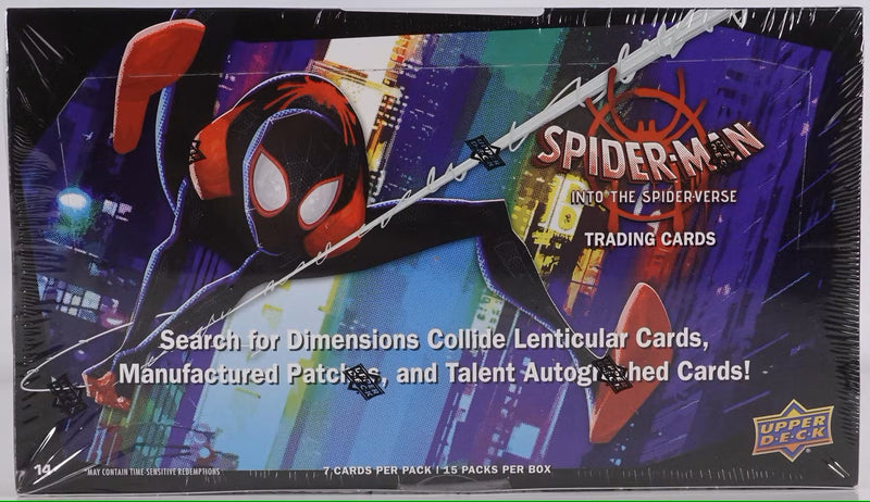 Marvel Spider-Man Into the Spider-Verse Trading Cards Box