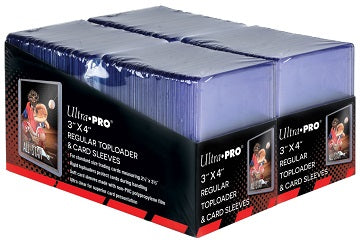 Ultra Pro 3" x 4" Regular Toploader + Sleeves (200ct)