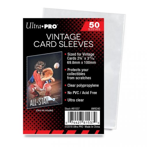Vintage Card Sleeves