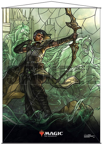 Ultra Pro MTG Stained Glass: Vivien, Champion of the Wilds Wall Scroll