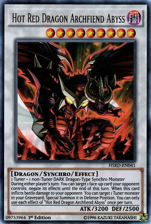 Hot Red Dragon Archfiend Abyss [HSRD-EN041] Ultra Rare