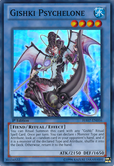 Gishki Psychelone [HA07-EN056] Super Rare