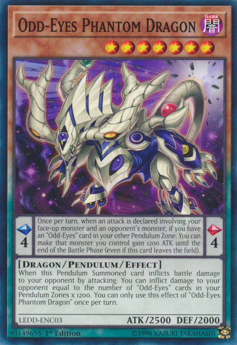 Odd-Eyes Phantom Dragon [LEDD-ENC03] Common
