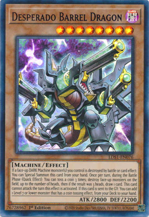 Desperado Barrel Dragon (Blue) [LDS1-EN076] Ultra Rare