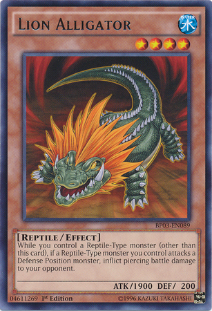 Lion Alligator [BP03-EN089] Rare