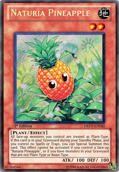 Naturia Pineapple [DREV-EN082] Secret Rare