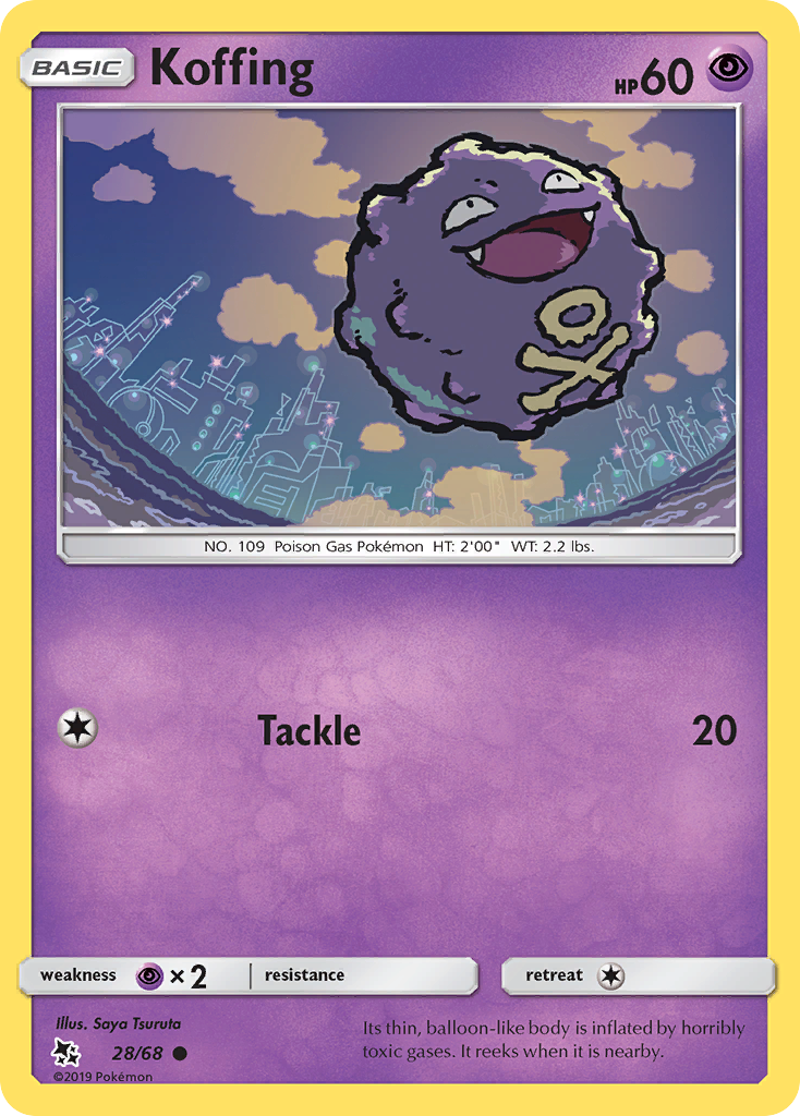 Koffing (28/68) [Sun & Moon: Hidden Fates]