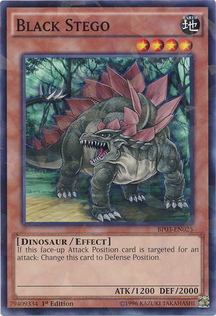 Black Stego [BP03-EN025] Shatterfoil Rare