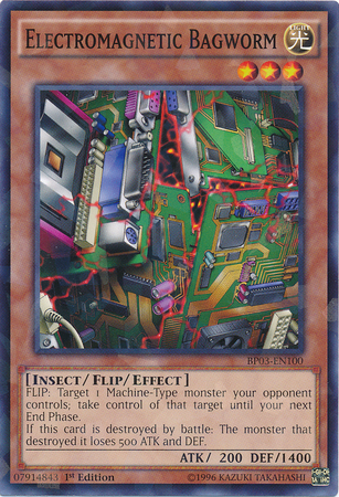 Electromagnetic Bagworm [BP03-EN100] Shatterfoil Rare