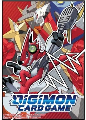Bandai Official Digimon 2021 Version 2.0 Sleeves (Shoutmon)