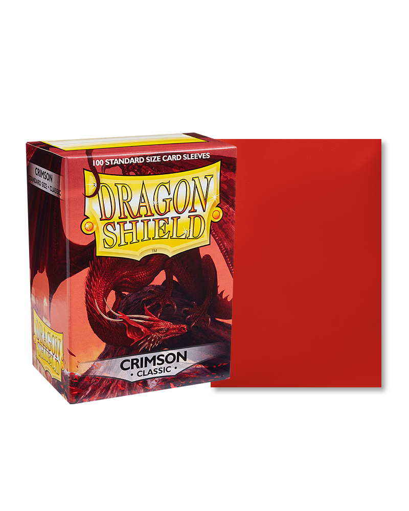 Dragon Shield Standard Size Sleeves Classic Crimson (100ct)