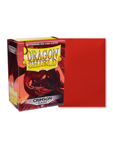 Dragon Shield Standard Size Sleeves Classic Crimson (100ct)