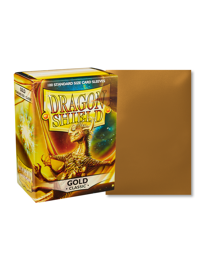 Dragon Shield Standard Size Sleeves Classic Gold (100ct)