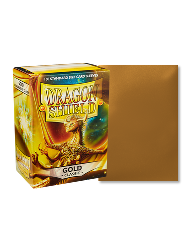 Dragon Shield Standard Size Sleeves Classic Gold (100ct)