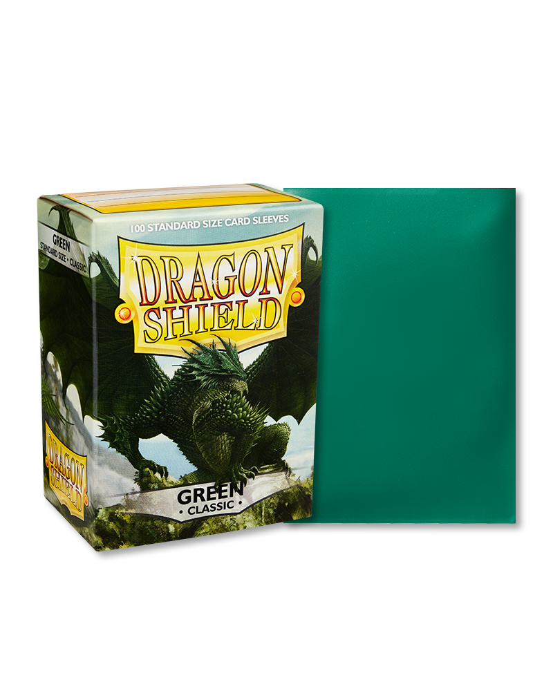 Dragon Shield Standard Size Sleeves Classic Green (100ct)