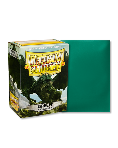 Dragon Shield Standard Size Sleeves Classic Green (100ct)