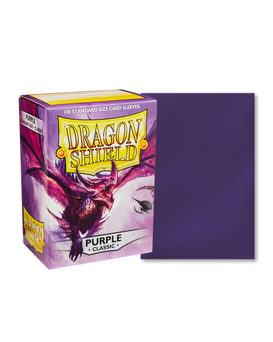 Dragon Shield Standard Size Sleeves Classic Purple (100ct)