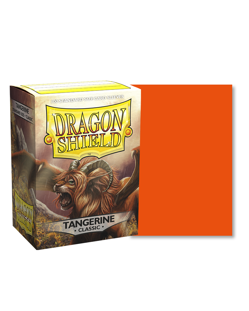 Dragon Shield Standard Size Sleeves Classic Tangerine (100ct)