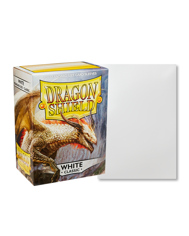 Dragon Shield Standard Size Sleeves Classic White (100ct)
