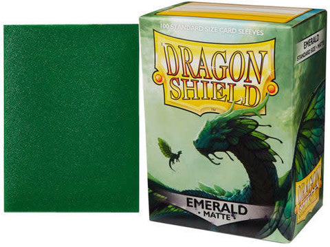 Dragon Shield Standard Size Sleeves Matte Emerald (100ct)