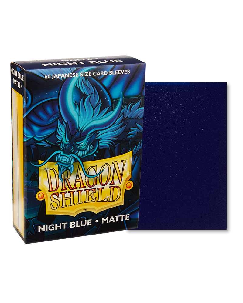 Dragon Shield Japanese Size Sleeves Matte Night Blue (60ct)