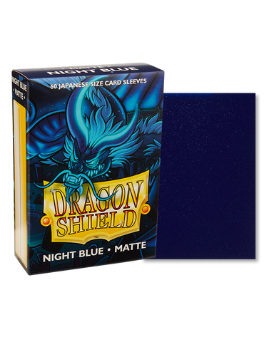 Dragon Shield Japanese Size Sleeves Matte Night Blue (60ct)