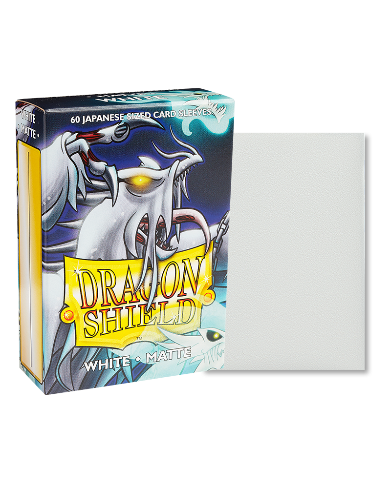 Dragon Shield Japanese Size Sleeves Matte White (60ct)
