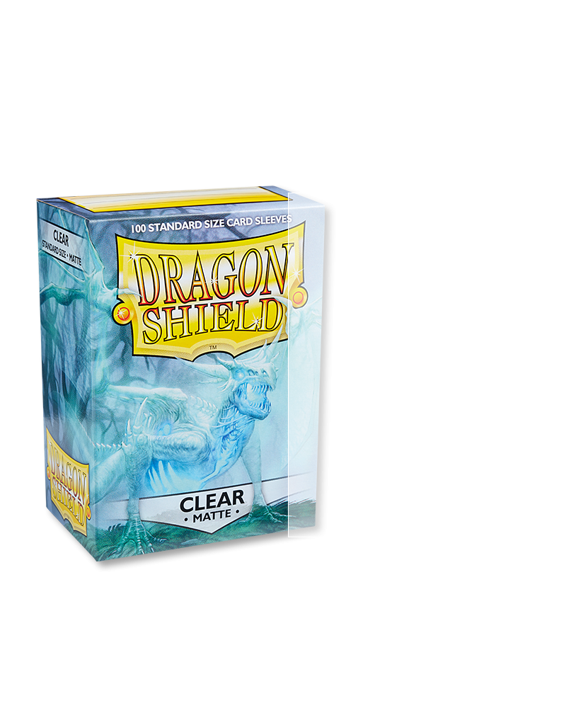 Dragon Shield Standard Size Sleeves Matte Clear (100ct)