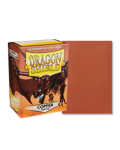 Dragon Shield Standard Size Sleeves Matte Copper (100ct)