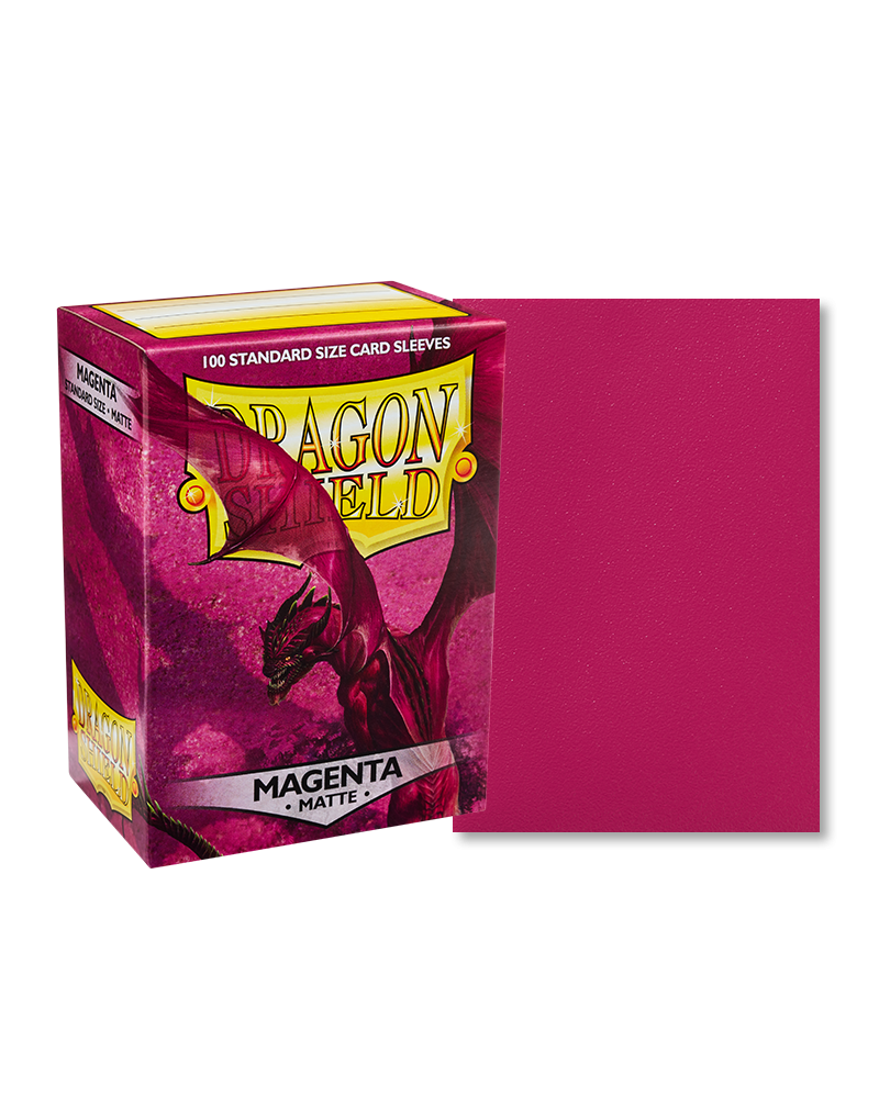 Dragon Shield Standard Size Sleeves Matte Magenta (100ct)